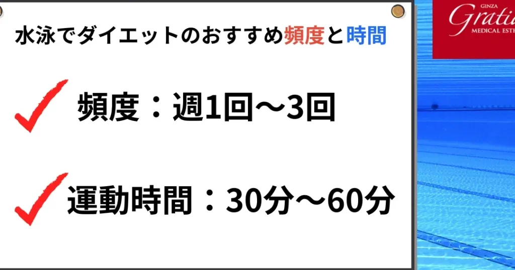 ダイエットに最適な水泳の頻度は週に何回？